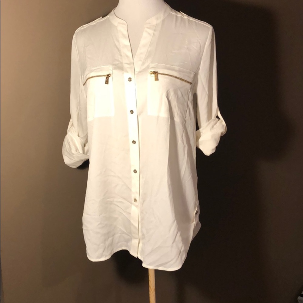 Calvin Klein Cream Blouse